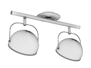 ceiling halogen 6 3D 模型