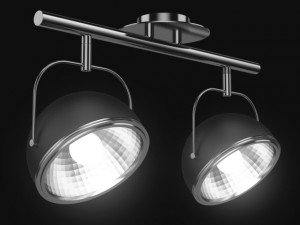 ceiling halogen 6 3D 模型