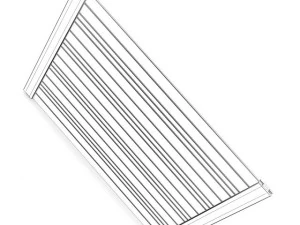 wooden fence 03 3D Model
