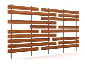 wooden fence 04 3D Model