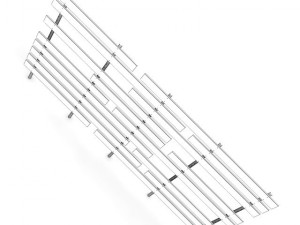 wooden fence 04 3Dモデル