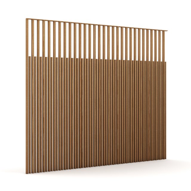 wooden fence 06 Modelo 3D .c4d .max .obj .3ds .fbx .stl .blend 