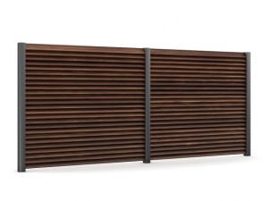 wooden fence 07 3D Model
