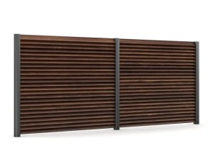 pagar kayu 07 Model 3D