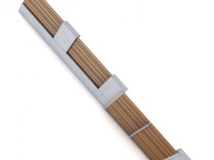 concrete fence with gate 02 3D मॉडल