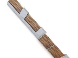 concrete fence with gate 02 3D Model