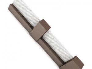 concrete fence 03 3D Model