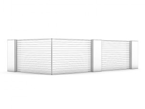 concrete fence 04 3Dモデル