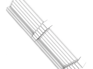 concrete fence 05 3D Model