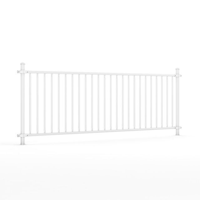metal fence 01 3D 模型 .c4d .max .obj .3ds .fbx .stl .blend 