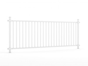 metal fence 01 3D-Modell