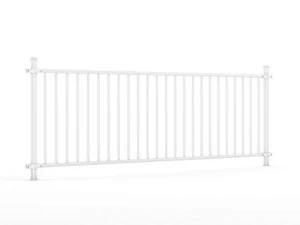 металева огорожа 01 3D Модель