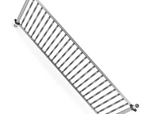 metal fence 01 3D Model