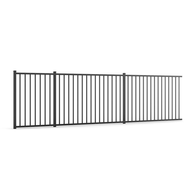 metal fence 02 Modelo 3D .c4d .max .obj .3ds .fbx .stl .blend