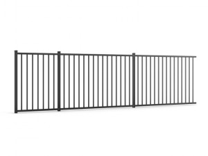 metal fence 02 3D Model