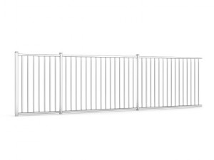 metal fence 02 Modelo 3D