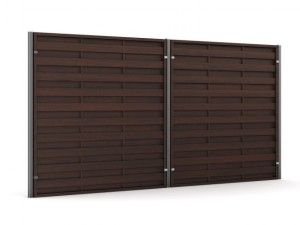 wooden fence 09 3D Model