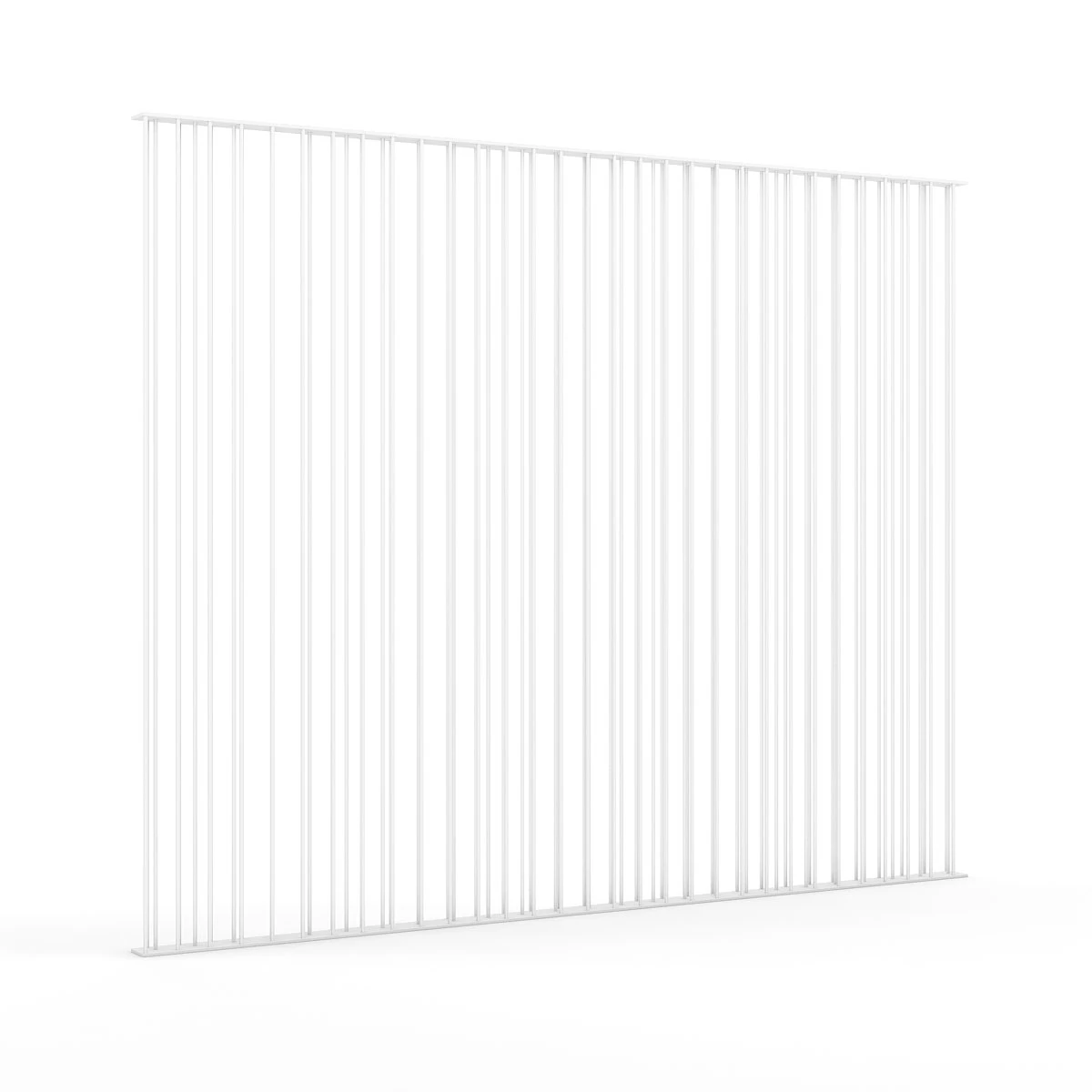 metal fence 03 3D Model .c4d .max .obj .3ds .fbx .stl .blend 