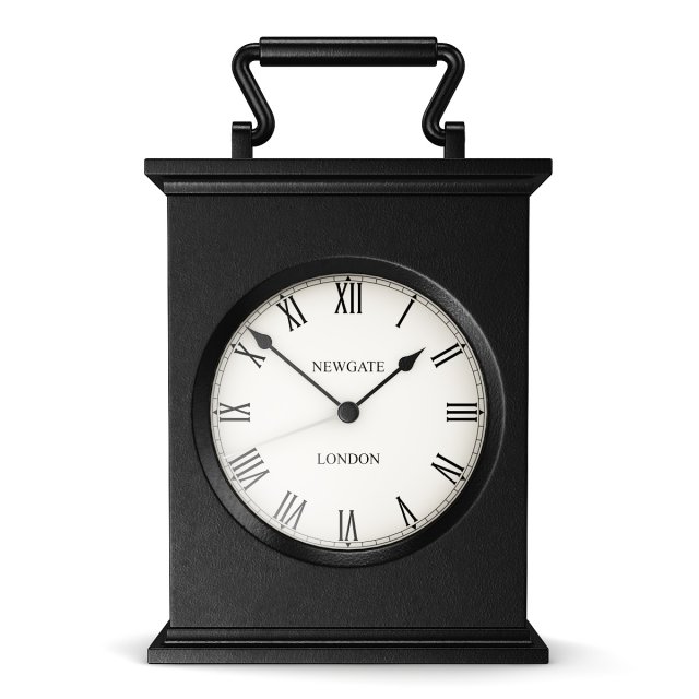 classic table clock 1 3D Model .c4d .max .obj .3ds .fbx .stl .blend 
