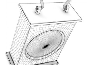 classic table clock 1 3D Model