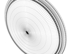 classic wall clock 1 Modello 3D