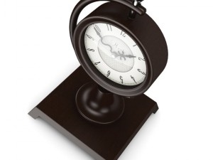 classic table clock 2 3D-Modell