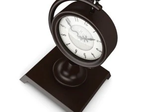 classic table clock 2 3D Model