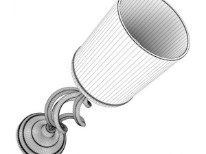 metal candlestick Modelo 3D