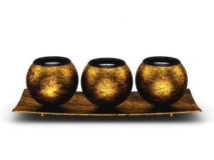 golden candlesticks 3D Model