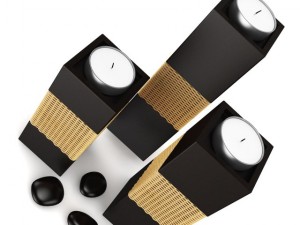 wooden candlesticks Model 3D