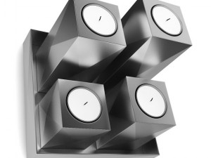 metal candles set Modelo 3D
