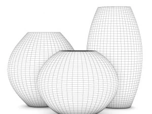 ceramic vases 1 3D Model