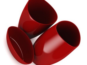 red vases Modelo 3D