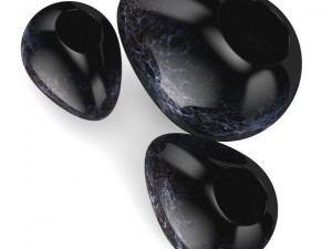 dark blue vases Modelo 3D