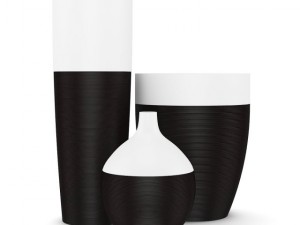 black and white vases 3D मॉडल