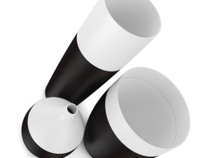 black and white vases 3D Model