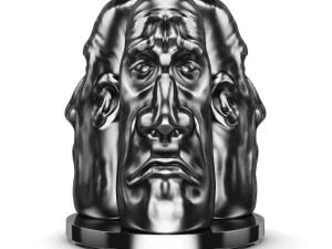 фигура с тремя лицами 3D Модель