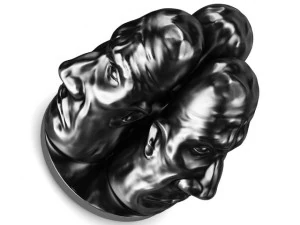 three faces figure 3D Model