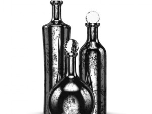 metal bottles 3D-Modell