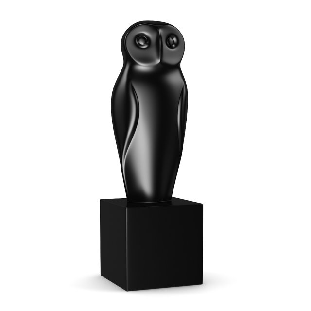 owl figure 3D मॉडल .c4d .max .obj .3ds .fbx .stl .blend 