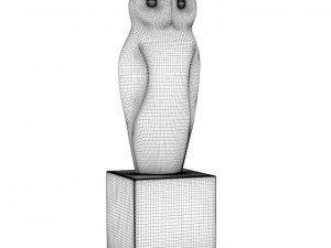 owl figure 3D मॉडल