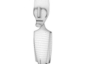 african sculpture 2 3D-Modell