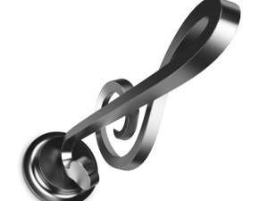 treble clef figure 3D 모델