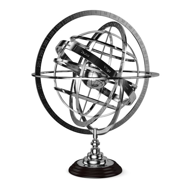 armillary sphere Model 3D .c4d .max .obj .3ds .fbx .stl .blend 