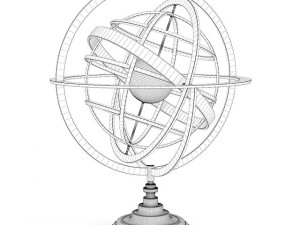 armillary sphere Model 3D