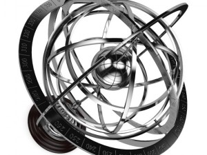 armillary sphere Model 3D