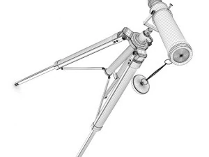 telescope 3D Model