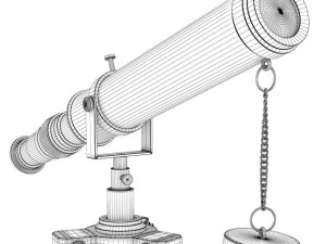 telescope 3D Model