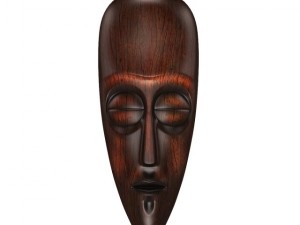 african mask 1 Model 3D