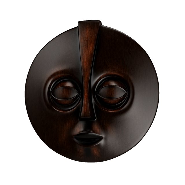 african mask 2 Modèle 3D .c4d .max .obj .3ds .fbx .stl .blend 